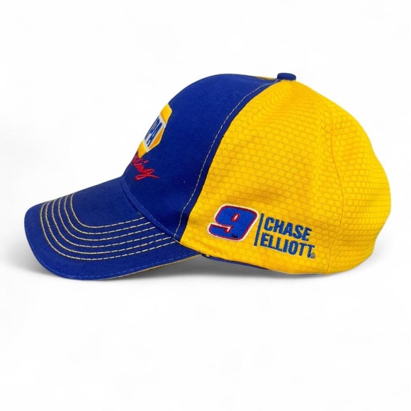 Chase Elliot #9 NASCAR NAPA Racing Blue and Yellow Cap - Picture 2 of 4